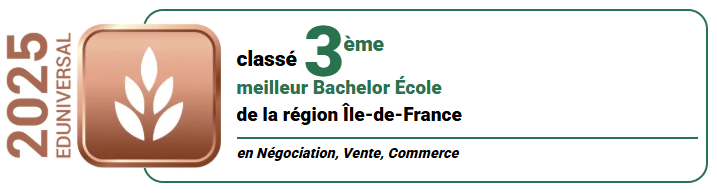 3eme meilleur bachelor négociation vente commerce 2025